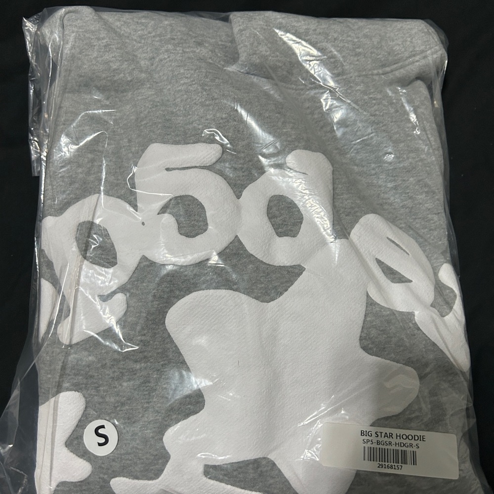 Gray Sp5der hoodie